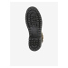 Černé dámské vzorované kotníkové boty s ozdobnými detaily Guess