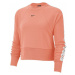 Nike DRY GET FIT FLC CRW JDI T Dámská mikina, lososová, velikost