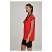 Ladies Extended Shoulder Tee - bloodorange