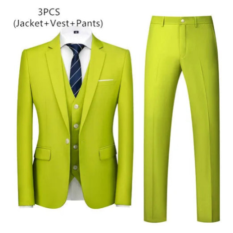 Trojdílný oblek 3v1 sako, vesta a kalhoty JF451 JFC FASHION