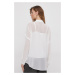 Košile Dkny dámská, béžová barva, relaxed, s klasickým límcem, P3KMGV44