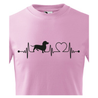 Dětské tričko pro milovníky psů s potiskem jezevčíka - skvělý dárek