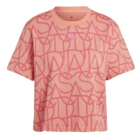 adidas BLUV TEE Dámské tričko, růžová, velikost