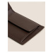 Tmavě hnědá kožená peněženka s technologií Cardsafe™ Marks & Spencer