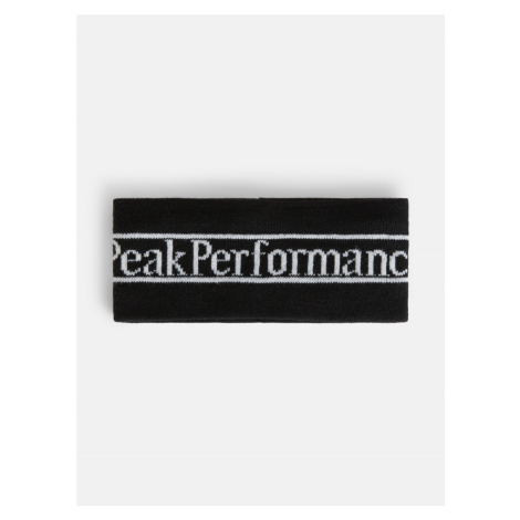 Čelenka peak performance jr pow headband černá