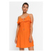 Bonprix RAINBOW šaty s úzkými ramínky Barva: Oranžová, Mezinárodní