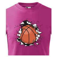 Dětské tričko basketbalový míč - tričko pro milovníky basketbalu
