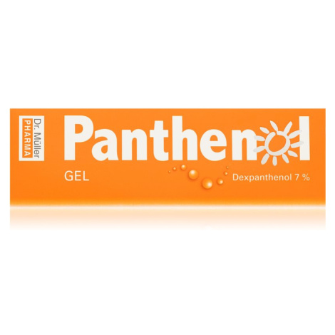 Dr. Müller Panthenol gel 7% zklidňující gel po opalování pro podrážděnou pokožku 100 ml