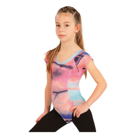 Dívčí gymnastický dres Litex 55438 | růžová