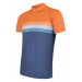 Pánský dres Sensor Cyklo Summer Stripe Blue/Orange