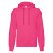 Men's Pink Hooded Sweat Fruit of the Loom