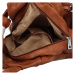 Trendový dámský koženkový batůžek Taran, hnědá