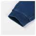 Chlapecké riflové kalhoty / tepláky KUGO TM8259K, tmavší modrá / žluté zipy Barva: Modrá