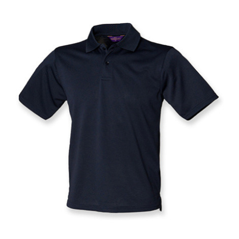 Henbury Pánské funkční polo triko H475 Navy