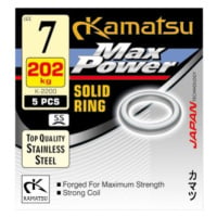 Kamatsu Kroužky Max Power Solid Ring SS 5 ks Nosnost: 202kg, Průměr: 7mm