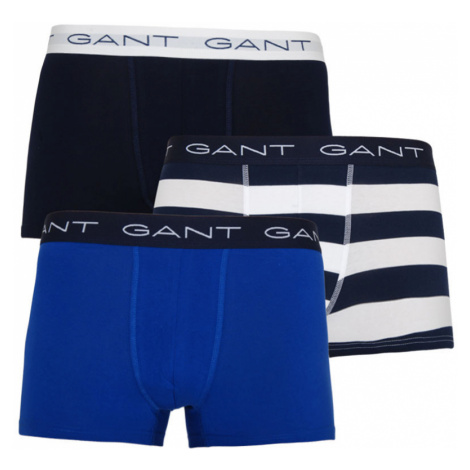 3PACK pánské boxerky Gant modré (902113013-409)