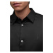 Košile AllSaints Simmons pánské, černá barva, slim, s klasickým límcem