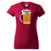 DOBRÝ TRIKO Dámské tričko s potiskem Pivní desatero Barva: Marlboro červená