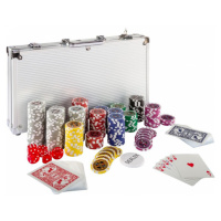 GamesPlanet® Poker set, 300 laser. žetonů Ultimate