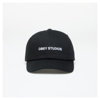 OBEY Studios Strap Back Hat Black