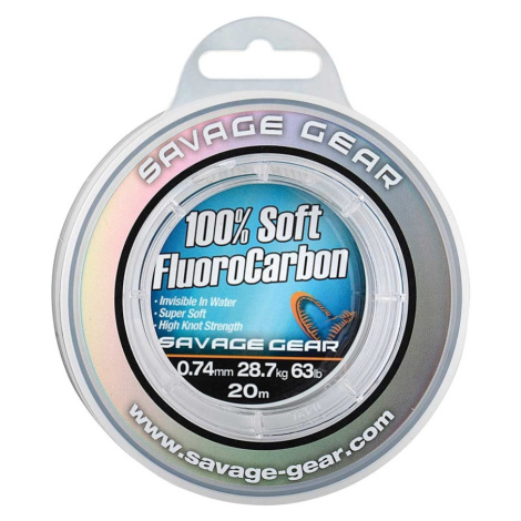 Savage Gear Fluorocarbon Soft Fluoro Carbon 50m - 0,26mm/10.3lbs/4.7kg