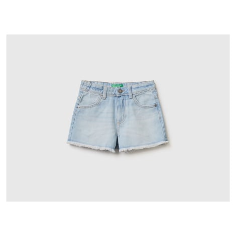 Benetton, Frayed Jean Shorts United Colors of Benetton