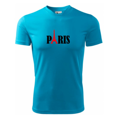 Paris nápis - Pánské triko Fantasy sportovní (dresovina)