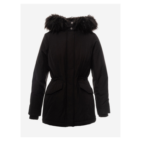 Černá dámská zimní bunda s umělým kožíškem GAS Nichelle