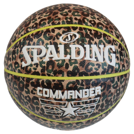 BASKETBALOVÝ MÍČ SPALDING COMMANDER IN/OUT BALL Zvířecí