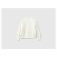 Benetton, Furry Yarn Sweater