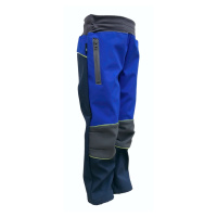 Softshellové kalhoty - tm.modro-královsky modré