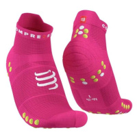 Compressport PRO RACING SOCKS V4.0 RUN Běžecké ponožky, růžová, velikost