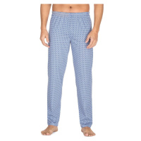 Pánské pyžamové kalhoty Robert modré kostkované