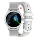 Dámské chytré hodinky SMARTWATCH G. Rossi G.RSWBF2-3C1-1 stříbrné/bílé + PASEK (sg002a1) - HIT