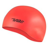 Aqua-Speed Multipack 4 ks Mono koupací čepice, červená