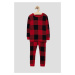 Dětské bavlněné pyžamo GAP červená barva