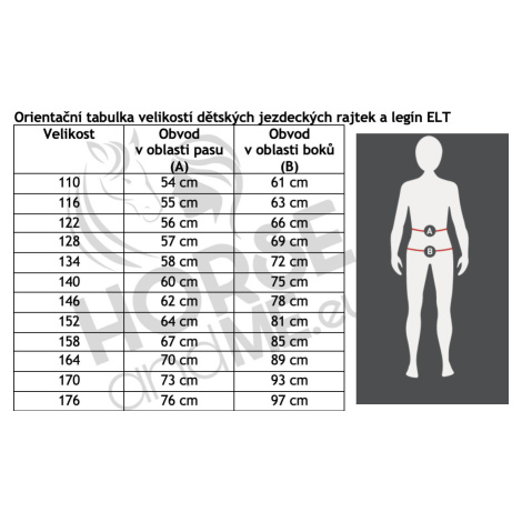 Legíny jezdecké Ella s gripem ELT, dětské, bílé