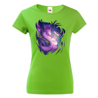 Dámské fantasy tričko s magickým drakem - tričko pro milovníky draků