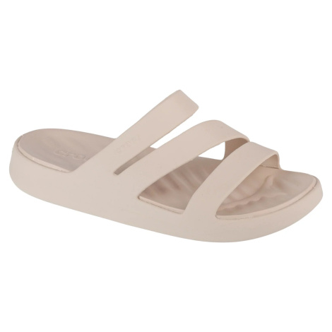 BÉŽOVÉ DÁMSKÉ NAZOUVÁKY CROCS GETAWAY STRAPPY SANDAL W Béžová