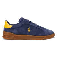 Semišové sneakers boty Polo Ralph Lauren Heritage Court II tmavomodrá barva, 809940313001