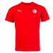 Puma LIGA CASUALS TEE SLAVIA Pánské sportovní triko, červená, velikost