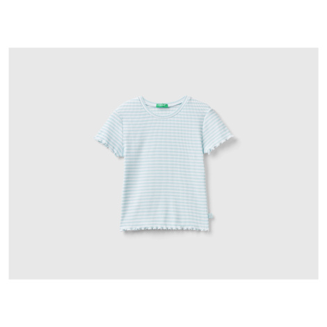 Benetton, Striped Stretch Cotton T-shirt United Colors of Benetton