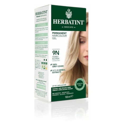 HERBATINT Permanentní barva na vlasy medová blond 9N 150 ml