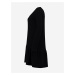 Černé svetrové šaty s krajkou Hailys Lacy