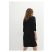 BONPRIX mikinové šaty s límcem Barva: Černá, Mezinárodní