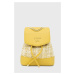 Dětský batoh Guess žlutá barva, malý, vzorovaný