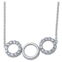CRYSTalp Okouzlující náhrdelník s blyštivými krystaly 32151.R
