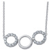 CRYSTalp Okouzlující náhrdelník s blyštivými krystaly 32151.R