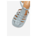 Sandály SIMPLE AZALIA-2023 Přírodní kůže (useň) - Lakovaná