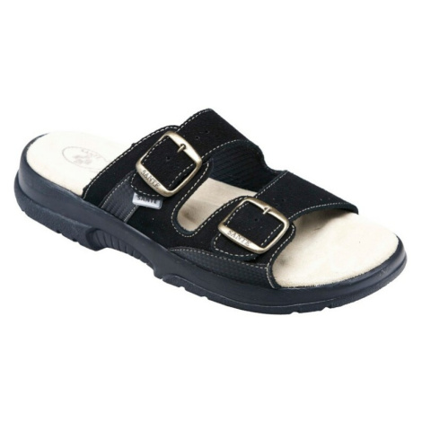 SANTÉ Pánské pantofle černé 1 pár, Velikost obuvi: 46